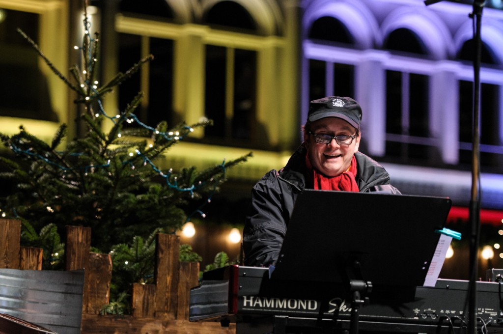 Alexander Hopff an der Orgel